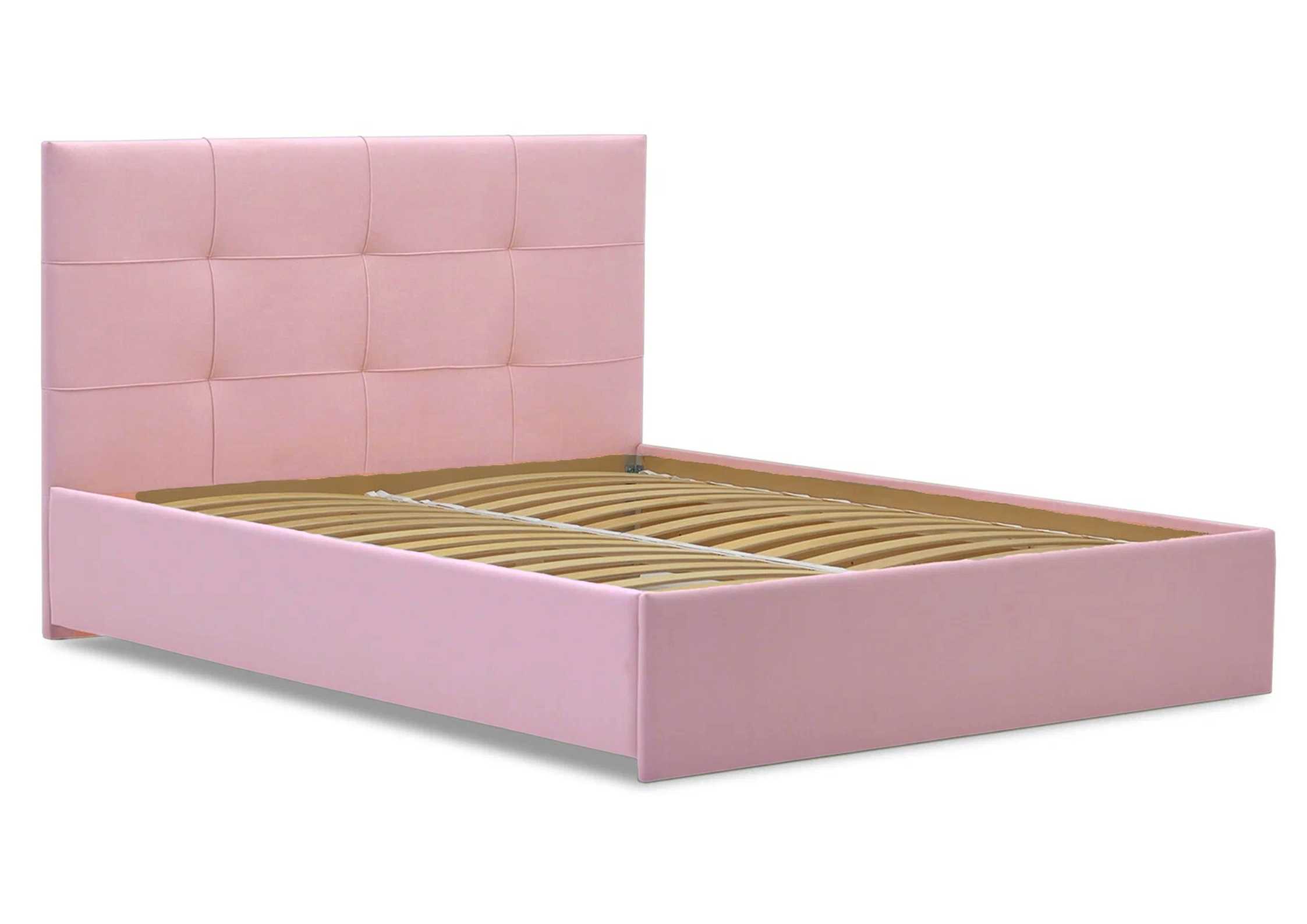 Różowe łóżko 180x200cm